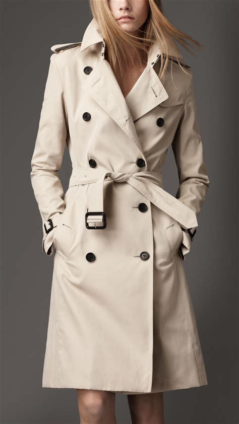 burberry jacke damen kollektion|Cotton Blend Trench Jacket in Beige .